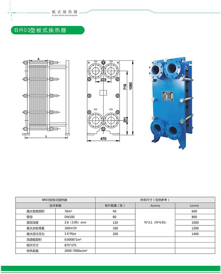 BR03型板式換熱器